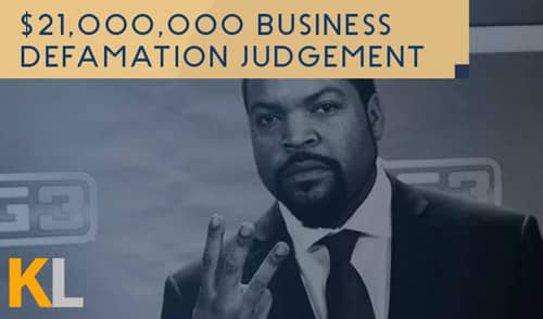 $21,000,000 Business Defamation Judgement: Ice-Cube, BIG3 Basketball League