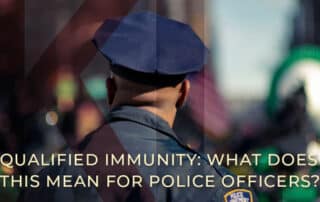Qualified Immunity: What does this mean for police officers blog cover
