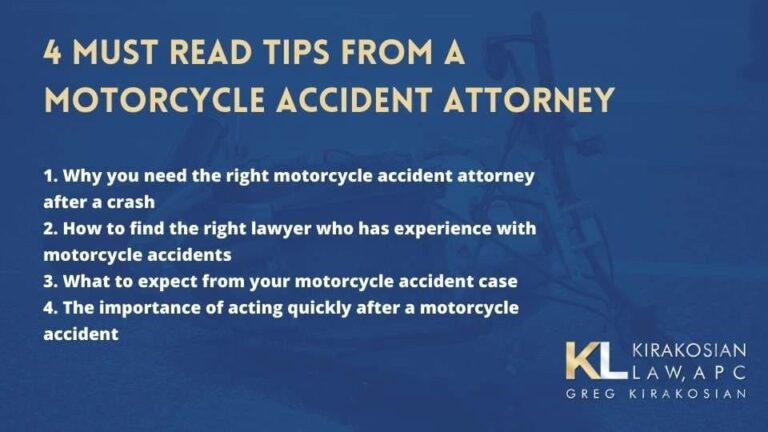 4 Must Read Tips From a Glendale Motorcycle Accident Attorney