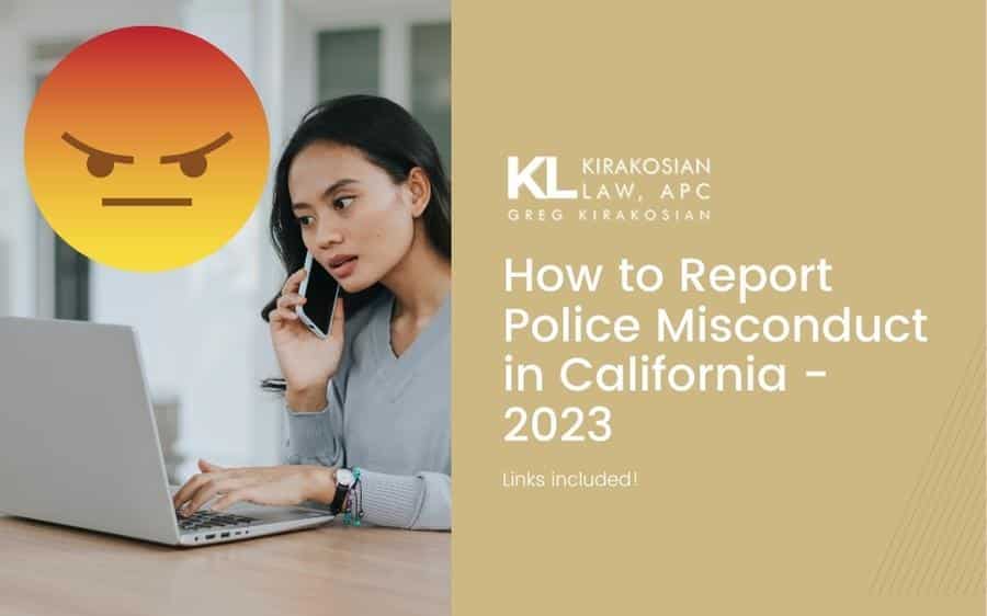 Police Misconduct In California Cover Blog