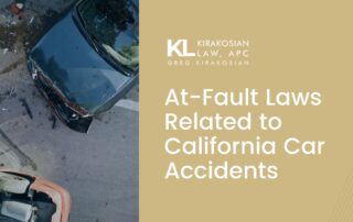 At Fault Laws Related to California Car Accidents
