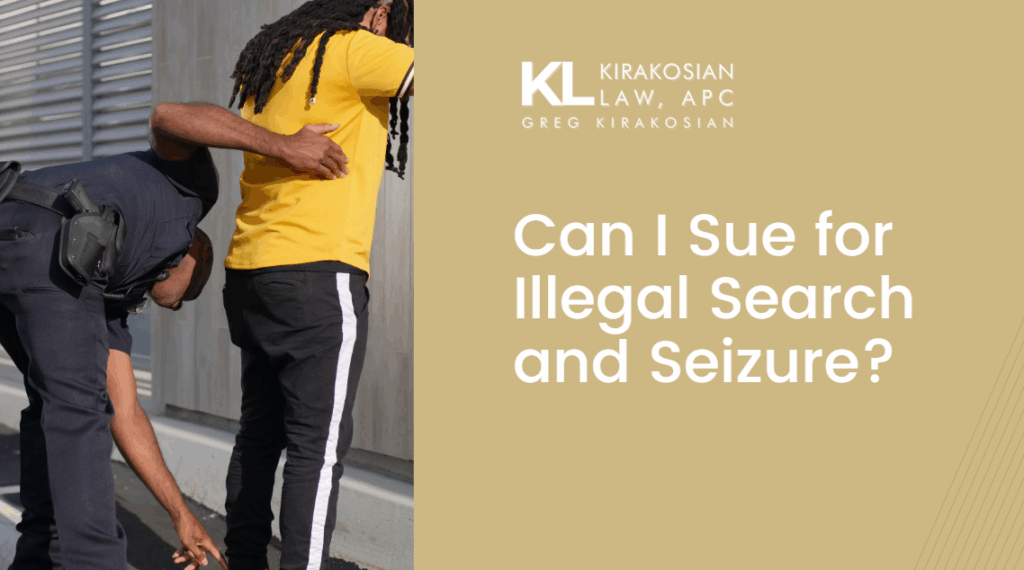 An officer conducts a frisk on a man during a stop, illustrating concerns over potential illegal search and seizure—highlighting civil rights and legal accountability.